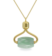 Load image into Gallery viewer, Alana Mitchell Stone Facial Roller Necklace
